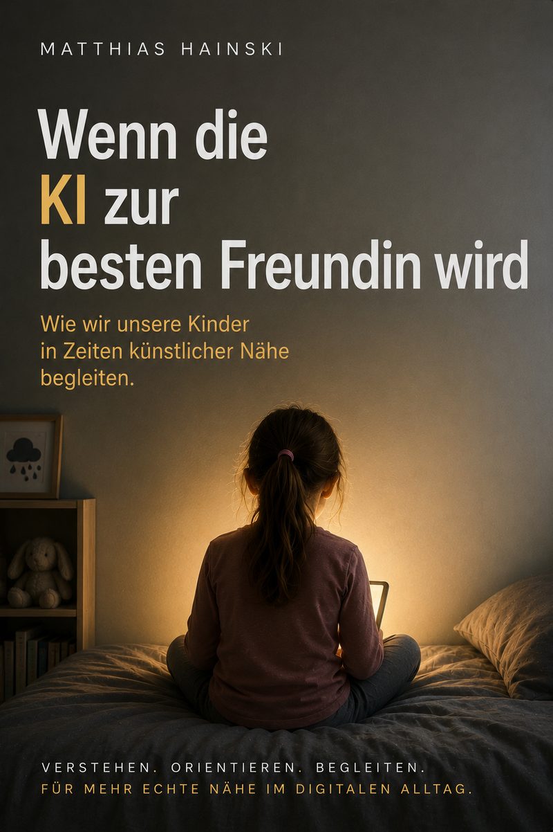 Buchcover: Wenn die KI zur besten Freundin wird – Matthias Hainski